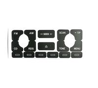 ZDDYUU Stickers de Remplacement Boutons Voiture pour Audi A4 B6 B7/A6/A2 A3, Autocollants pour Climatisation AC Kit Réparation Tableau de Bord
