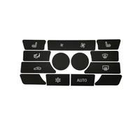 ZDDYUU Stickers de Remplacement Boutons Voiture pour BMW 5 Series F10 F11 F18 2010-2017, Autocollants pour Climatisation AC Kit Réparation Tableau de Bord,Style A 13pcs No Off