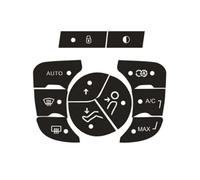 ZDDYUU Stickers de Remplacement Boutons Voiture pour Citroen C4L 2014-2018, Autocollants pour Climatisation AC Kit Réparation Tableau de Bord,B
