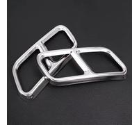 ZDDYUU Voiture Tuyau D'échappement pour Mercedes Benz R Class W251 2010-2017, Queue Gorge Garnitures Couvercle D'embout Silencieux D'échappement Gorge Voiture,Silver