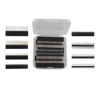 ZDE 2x20 40 Pin Stacking Female Header Kit Raspberry Pi GPIO Stacking Header Extender Pico Header Pack for Raspberry Pi 5/4B/3B+/3B/2B/B Zero/Zero W/Zero 2 W (8 Specifications 16pcs)