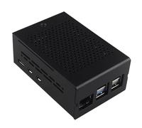 ZDE ZC502 Boîtier en Aluminium pour Raspberry Pi 5 Dissipateur Thermique Cooler Case Support PCIe vers M.2 NVMe PoE Hat WiFi7 PCIe Carte Périphérique ZP515 ZP516 ZP517A ZP581 ZP582 ZP590B