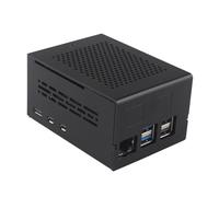 ZDE ZC506 Case Boîtier en Aluminium pour Raspberry Pi 5 | Support PCIe to 2.5G 5G Ethernet Port HAT ZP591 ZP593 ZP595 ZP596 ZP598, M.2 NVMe, PoE+ HAT, WiFi Shield