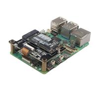 ZDE ZP515 PCIe to M.2 Key M NVMe SSD Hat Shield for Raspberry Pi 5 | Hard Drive Adapter Board, PIP PCIe Peripheral Board, Support M.2 NVMe SSD 2230 2242