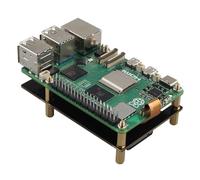 ZDE ZP517B PCIe to M.2 Key M NVMe SSD Hat Shield for Raspberry Pi 5 | Hard Drive Adapter Board, PIP PCIe Peripheral Board, Support M.2 NVMe SSD 2230 2242 2260 2280