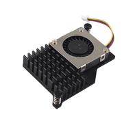 ZDE ZP536 Refroidisseur actif pour Raspberry Pi 5 en aluminium dissipateur thermique contrôlé par la température PWM Ventilateur de refroidissement avec coussinets thermiques
