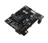 ZDE ZP582 PoE Hat PCIe to M.2 Key-M NVMe SSD Adapter Board with Onboard Cooling Fan Compatible with Raspberry Pi 5 Support M.2 NVMe SSD 2230/2242