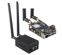ZDE ZP585 PoE+ Hat WiFi7 Hat with Case Active Cooler for Raspberry Pi 5