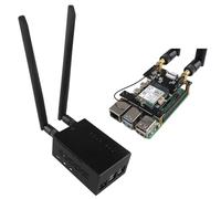 ZDE ZP590A Carte d'extension PCIe vers WiFi7 6 6E 5 Hat Adaptateur WiFi 7 avec ZC501 boîtier en Aluminium Carte périphérique PCIe pour Raspberry Pi 5 2 Go 4 Go 8 Go 16 Go