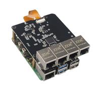 ZDE ZP597 PCIe to Quad 1G Ethernet Network Port Hat for Raspberry Pi 5