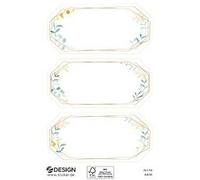 ZDesign HOME Étiquette, cadre ornementé, octogonal