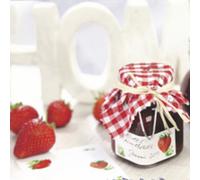 Avery Zweckform – Étiquettes 59652 Confiture Fruits, stickers muraux amovibles, 12 autocollants
