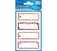 ZDesign HOME Étiquettes de ménage "Baies & cerises" 3 feuilles à 4 étiquettes