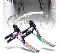 ZDETGU 1 Paire de Leviers de Frein en V Ultralégers pour VTT Pliant Cyclocross Couleur de Placage élégante