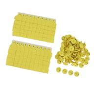 ZDETGU 100 Oreille TPU Vierge pour Les Porcelets et Les Moutons - Identification Personnalisable du Bétail pour la Gestion de la Ferme