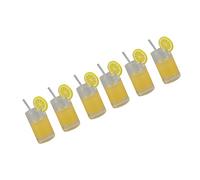 ZDETGU 112 16 Ensemble de Tasses de Limonade Miniatures pour Maison de Poupée, 20 Petites Tasses avec des Détails Vifs, Accessoires de Table pour Maison de Poupée pour Scènes Miniatures