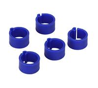 ZDETGU 200pcs 8 Mm Pas de Mots Identification des Anneaux de Pied pour Une Formation et Une Gestion des Oiseaux Faciles (Blue)