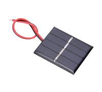 ZDETGU 4 Pièces 0,36 W 2 V Panneau Solaire en Polysilicium Panneau d'alimentation de Charge pour Petits Appareils Feux de Secours Feux de Signalisation Haute efficacité Faible Performance de Lumière