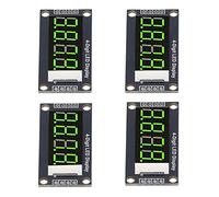 ZDETGU 4 Sets Module d'affichage du Tube Numérique LED 4 Digit 7 Segment 0,36 Pouce TM1637 Chip DE Drive Jaune MRA110C (Blanc MRA110A) (Rouge MRA110B) (Jaune MRA110C) (Bleu MRA110D) (Vert MRA110E)