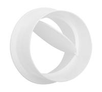 ZDETGU Accessoires de Ventilation de Registre de Tirage Arrière en ABS de 4 Pouces pour Ventilateur d'extraction, Joint étanche de Cuisine et de Salle de Bain, Volet Anti-Courant d'air pour Conduits