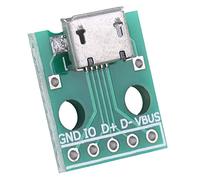 ZDETGU Adaptateur USB Femelle vers Dip 5 Broches Pas de 2,54 Mm | Pas Standard de 2.54Mm, Compatible avec le prototypage de planche à pain, Module d\'alimentation électronique