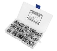 ZDETGU Assortiment d'inserts Filetés en Acier Inoxydable 304 M3 M12 - Kit de Réparation de Filetage Intérieur 200 Pièces pour Aluminium et Métaux Mous, Outil de Fixation de Vis Haute Résistance