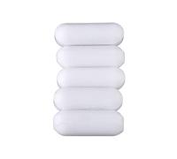 ZDETGU Barres d'agitation Magnétiques en PTFE, 5 Pièces, Agitateur Blanc de Type C, Puces Compatibles avec les Mélangeurs (ZDETGUgzi6ou4p7e-01)
