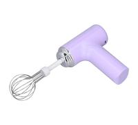 ZDETGU Batteur à Main électrique sans Fil Léger avec 3 Vitesses et Deux Fouets pour la Cuisson, la Crème et la Pâte, Fouet à Main Rechargeable pour une Utilisation en Cuisine (PURPLE)