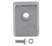 ZDETGU Bloc Anode de Transmission Hors-bord Anode Zinc Anode Anode Sacrificiel Ajustement pour unité Inférieure BF25 BF30 BF8 BFP8 BF10 BF9.9 BFP10 avec OEM 41106-ZW9-000