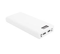 ZDETGU Boîtier de Batterie 8x18650, Coque de Bricolage, Accessoire de Batterie Externe, sans Soudure, Kit de Boîtier de Source d'alimentation Portable pour Chargement de Téléphone Portable, Blanc