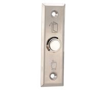 ZDETGU Bouton Poussoir pour Sortir en Acier Inoxydable - Interrupteur de Déverrouillage de Porte à Réinitialisation Automatique pour une Utilisation Intérieure et Extérieure - Panneau en Métal