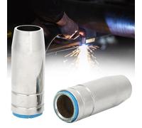 ZDETGU Buse à Gaz Conique de 15 Mm pour le Soudage MB 25AK MIG MAG 5 Pièces de Rechange de Buses en Cuivre pour des Performances de Soudage et une stabilité du Gaz Optimales