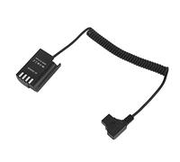 ZDETGU Câble enroulé de Batterie Factice D Tap vers DMW DCC17, Adaptateur d'alimentation Flexible de 35 à 90 Cm pour Caméra S5 S5K S5GK GH5II GH6 G9, Charge Continue et Sûre de Remplacement