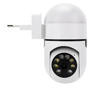 ZDETGU Caméra sans Fil, Caméra de sécurité WiFi PTZ 360° avec Détection de Mouvement, Nocturne Couleur 2 MP 1080P, étanche IP66 pour la Maison, L'intérieur et L'extérieur