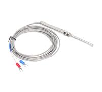 ZDETGU Capteur de Température à Thermocouple de Type K - Sonde Haute sensibilité pour une Précise de 0 °C à 400 °C | Utilisation Industrielle et Bricolage | Sonde de 50 mm avec Câble de 5 M (3