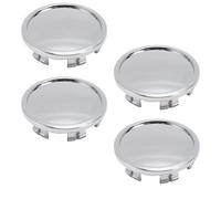 ZDETGU Capuchons Centraux de Roue Durables, Résistants aux Rayures, à la Pluie, Couvercle de Moyeu ABS pour Roues de Voiture, Diamètre Extérieur de 75mm, Ensemble de 4 Pièces (Galvanoplastie)