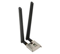 ZDETGU Carte WiFi 6 Double Bande AX200NGW avec Vitesse 1730 Mbps BT5 2 et 2 Antennes pour Ordinateurs de Bureau