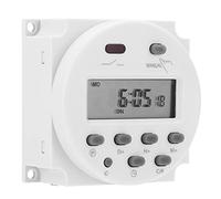 ZDETGU CN101A Minuterie Numérique 12 V Contrôle par Micro-ordinateur Écran LCD Relais de Minuterie de Puissance avec Batterie Rechargeable pour Caissons Lumineux Publicitaires