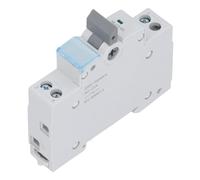 ZDETGU Commutateur de Transfert Manuel 63A Disjoncteur Double Puissance pour Maison et Camping-car Montage sur Rail DIN 230VAC Commutation de Source d'alimentation Fiable avec Protection