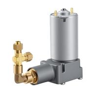 ZDETGU Compresseur de Siège à Suspension Pneumatique Connecteur Double | Pompe de Suspension Pneumatique, Corps en Aluminium anodisé, Adaptateur té en Laiton, compatibilité avec les Camions de