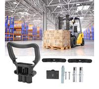 ZDETGU Connecteur de Chariot élévateur 80 A DC 150 V Connecteur de Charge de Véhicule électrique Robuste avec Bornes Plaquées Argent pour une conductivité et une sécurité Améliorées, Compatible avec