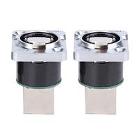 ZDETGU Connecteur RJ45 à Angle Droit 2 Pièces - Prise d'aviation Ignifuge pour des Connexions Sécurisées, Isolant YT-RJ45 pour l'électronique, Les Centres de Données et Une Utilisation