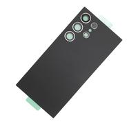 ZDETGU Coque Arrière de Remplacement pour S24 Ultra - Panneau Arrière en Verre trempé avec Lentille et Adhésif Préinstallés, Kit de Réparation Complet Inclus, Design Résistant aux Rayures, Blanc