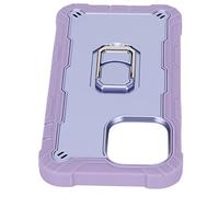 ZDETGU Coque pour 13 Pro avec Support Rotatif et Support gainé 6,7 Pouces Coque Blindée en TPU Souple Texture Antidérapante Dos Rigide en PC Alliage d'aluminium Dissipation Thermique (Violet et