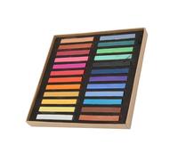 ZDETGU Crayons Fluorescents 12/24/36/48 Pcs Craie Pastels Ensemble pour Pastel Peinture Graffiti Croquis Jetable Cheveux Teinture avec Texture Douce Fine Toner Haute Résistance À La (24 couleurs)