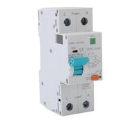 ZDETGU Disjoncteur de Défaut d'arc 1P+N AFDD RCBO avec MCB RCD Combo pour Fuite de Surcharge et Défaut d'arc dans les Systèmes électriques Domestiques Disjoncteur Miniature pour la sécurité (63A)