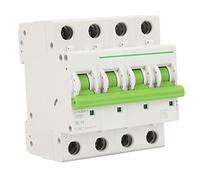 ZDETGU Disjoncteur Miniature de Type TOMC7 63 4P C avec Interrupteur de Fuite 6KA pour l'électricité Industrielle et Résidentielle (16A)