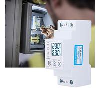 ZDETGU Dispositif de Récupération Automatique de Protection de Tension monophasé avec Affichage en Temps Réel pour Les sous-tensions et Les Surtensions Disjoncteur Fiable 63A pour la sécurité (80A)