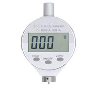 ZDETGU Duromètre Numérique de Type A avec Plage 0-100 HA, écran LCD Haute Résolution pour Tests de Caoutchouc et de Plastique, Jauge Portable en Alliage d'aluminium pour Laboratoires, Usines et