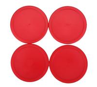 ZDETGU Ensemble de Jeu de Table de Hockey sur Glace, Poussoirs et Palets de Remplacement pour Tables Standard, Accessoires de Gardien de But avec Glissement pour Un Jeu décontracté et Compétitif, 2